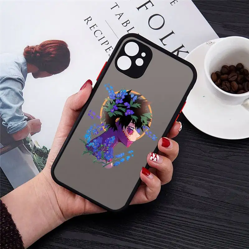 

my hero academia Phone Cases Matte For iPhone 12 Mini 11 Pro XR XS Max 7 8 Plus X Hard PC Back Cover