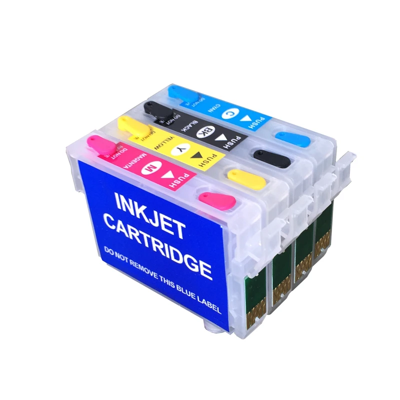 T1901 T1904 Заполняемые чернильные картриджи пустые для принтера Epson ME 301 303 401 с чипами