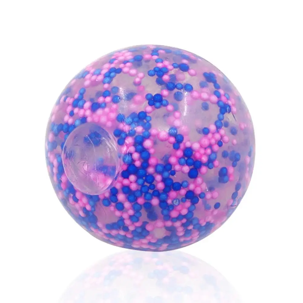 

Anti-Pressure Anxiety Colorful Stress Relief Ball Kids Adult Squeeze Toy Spongy Bead Stress Ball Squeezable Stress release toys