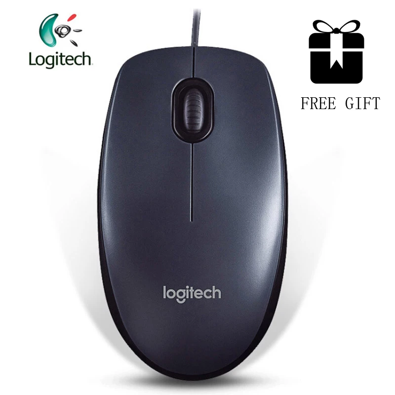 Logitech M90 Проводная игровая клавиатура Мышь с 1000 Точек на дюйм USB Интерфейс для Windows