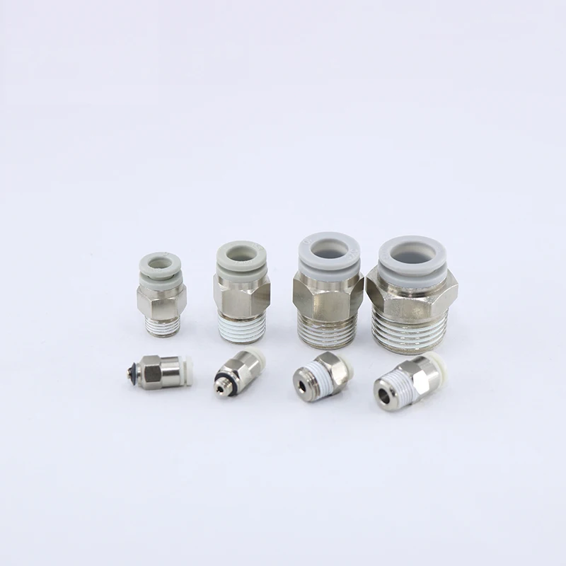 

Air Pneumatic fittings KJH KQ2H 6mm 8mm 10mm Straight Type Pneumatic Push In Fittings For Air Hose and Tube Connector