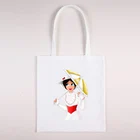 Настраиваемая сумка Mary Poppins, складная холщовая сумка-шоппер для покупок на плечо, женские дизайнерские ручные сумки, тканевые женские сумки с принтом для