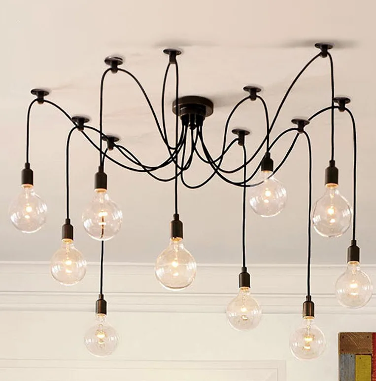 10 турецких люстр лампы кованого железа подвесной светильник черный бар ing Наборы