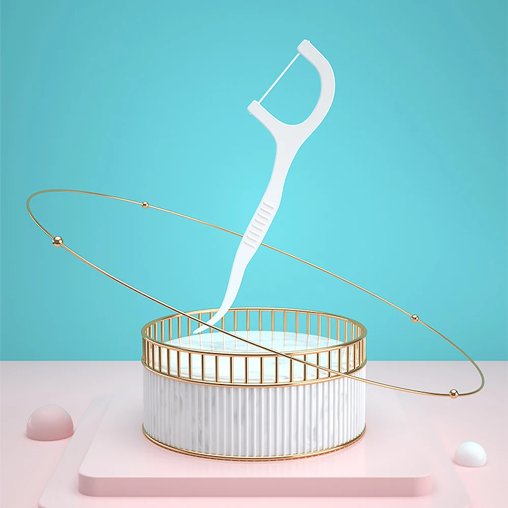 50 шт. зубная нить зубочистки палочки для чистки зубов Уход за полостью рта 4 8 см |