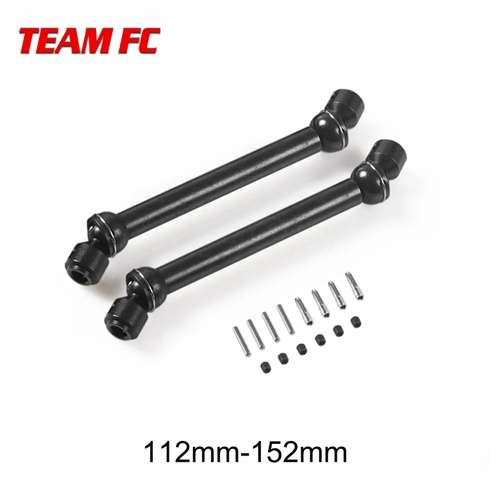 2pcs 88-113mm 112-152mm Metal HD Steel Universal Drive Shaft CVD for 1/10 RC Crawler SCX10 90046 WRAITH 90018 Traxxas TRX4 D90 | Игрушки и