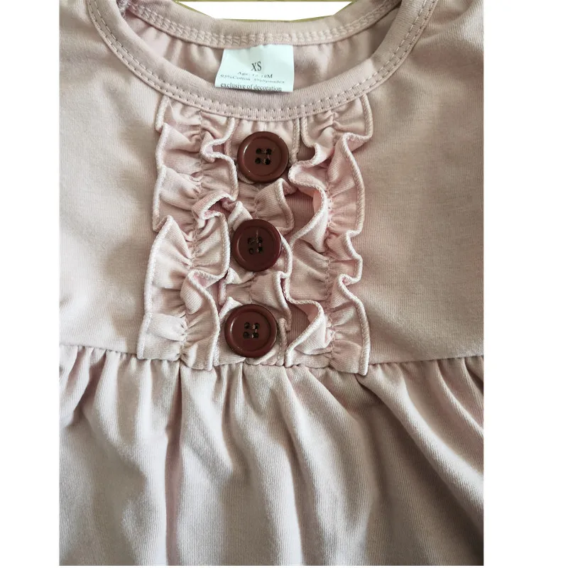 Детский кружевной комплект для девочек Розовый Топ с длинным рукавом и изящный