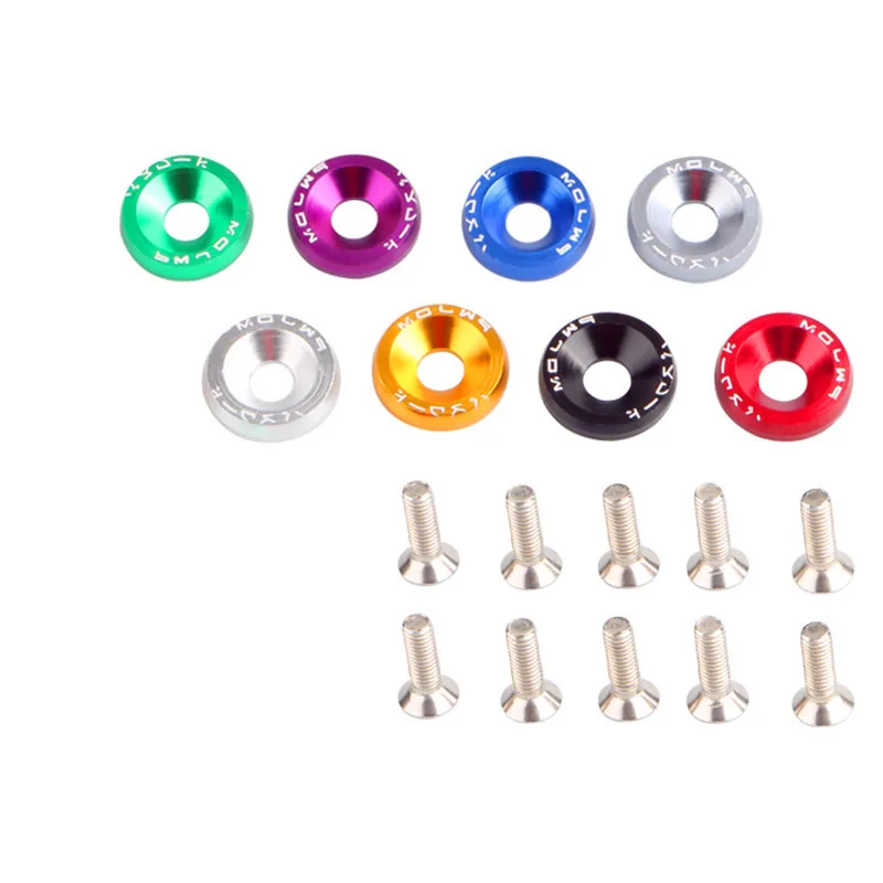 10 шт. M6 автомобильные модифицированные шестигранные крепежные детали винтовая