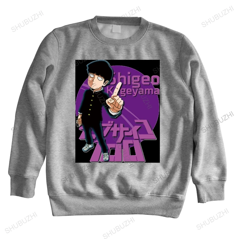 

Streetwear Fashion Anime Mob Psycho hoody crew neck sweatshirts Funny Comfortable hoodie Casual Cotton shubuzhi brand Tops