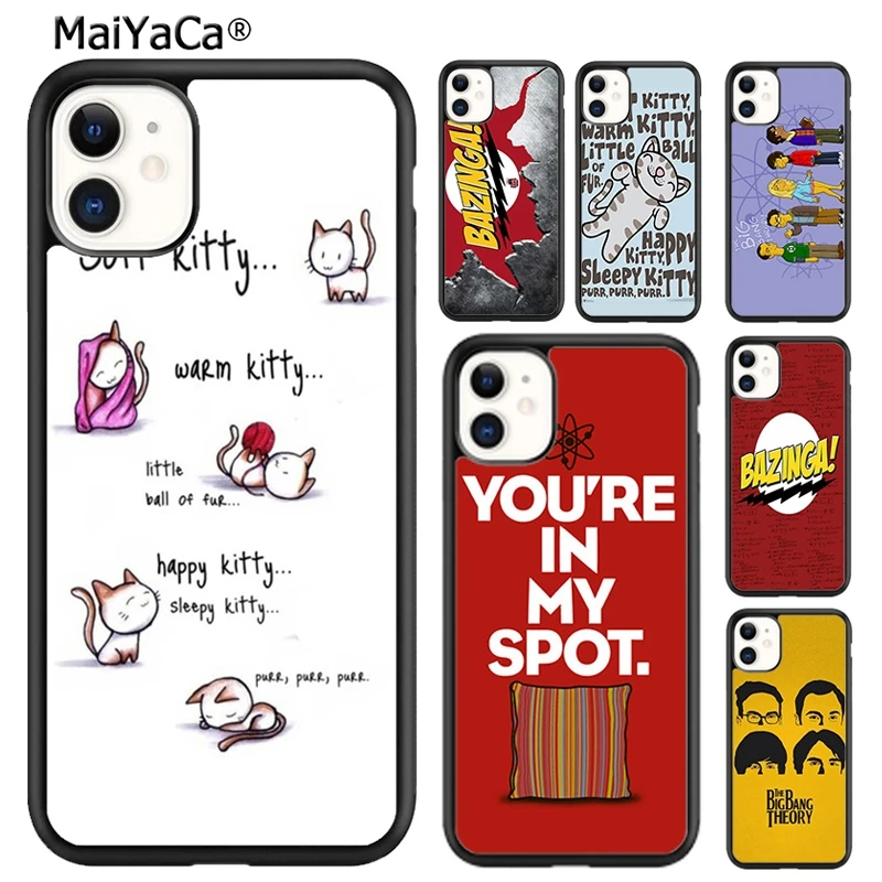 Фото Мягкий чехол MaiYaCa с котами для iPhone 14 6 7 8 plus XR XS 11 12 13 pro max Galaxy S21 S22 | Мобильные