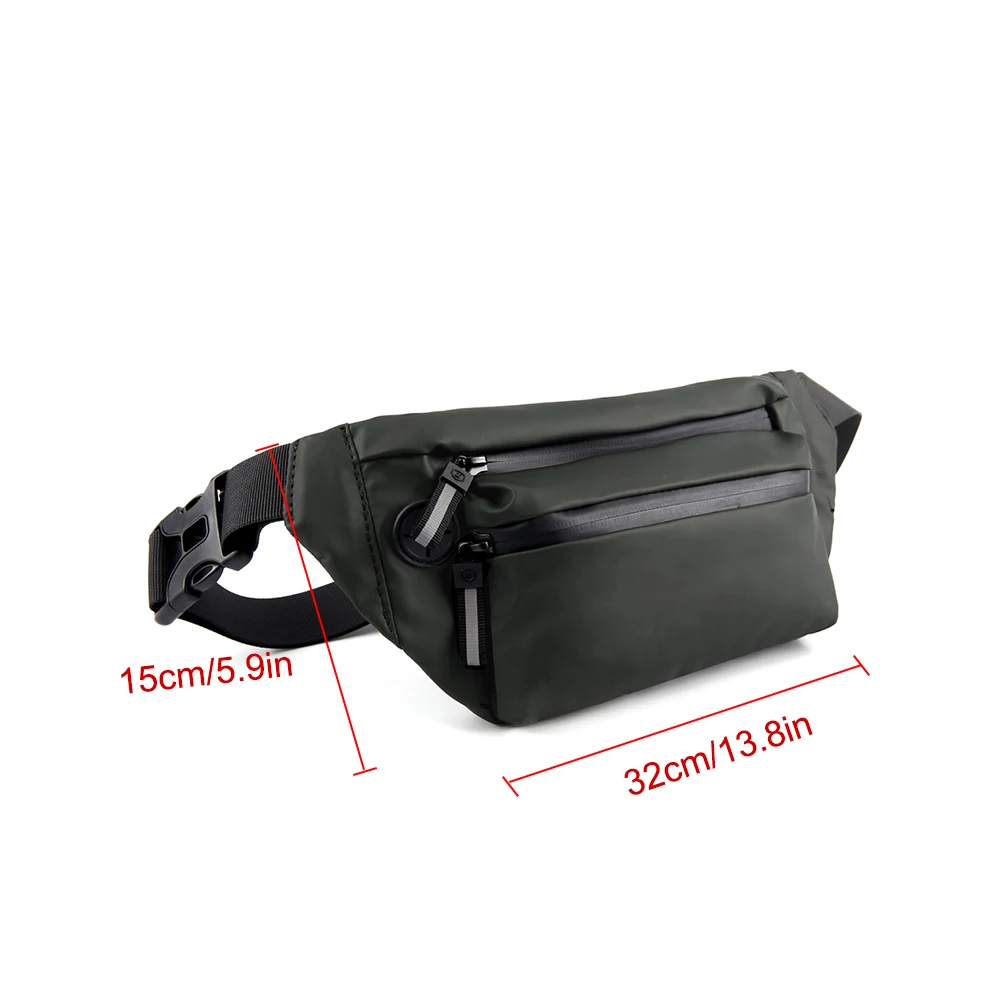 Модная нагрудная сумка Повседневная дорожная Мужская поясная водонепроницаемая