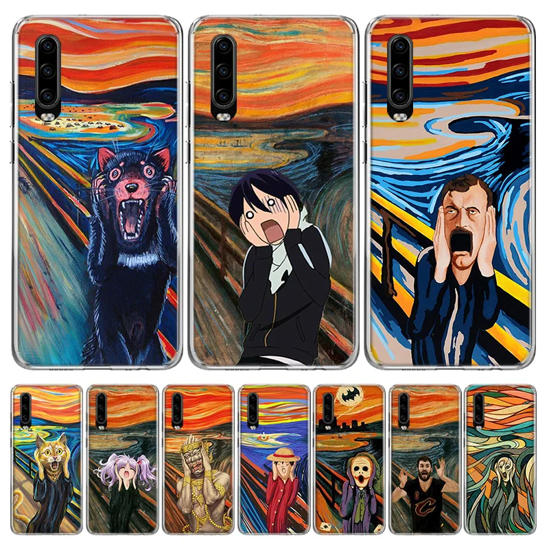 Edvard Munch The Cry Art чехол для телефона Huawei P40 P30 P20 Mate 30 20 10 Pro P10 Lite P Smart Z + 2019 Подарочный |