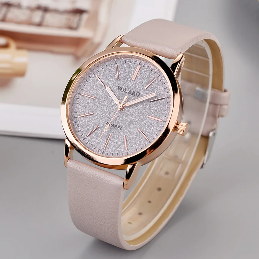 

Luxury Brand Leather Quartz Women's Watch Ladies Fashion Watch Women Wristwatch Clock relogio feminino hours reloj mujer saati