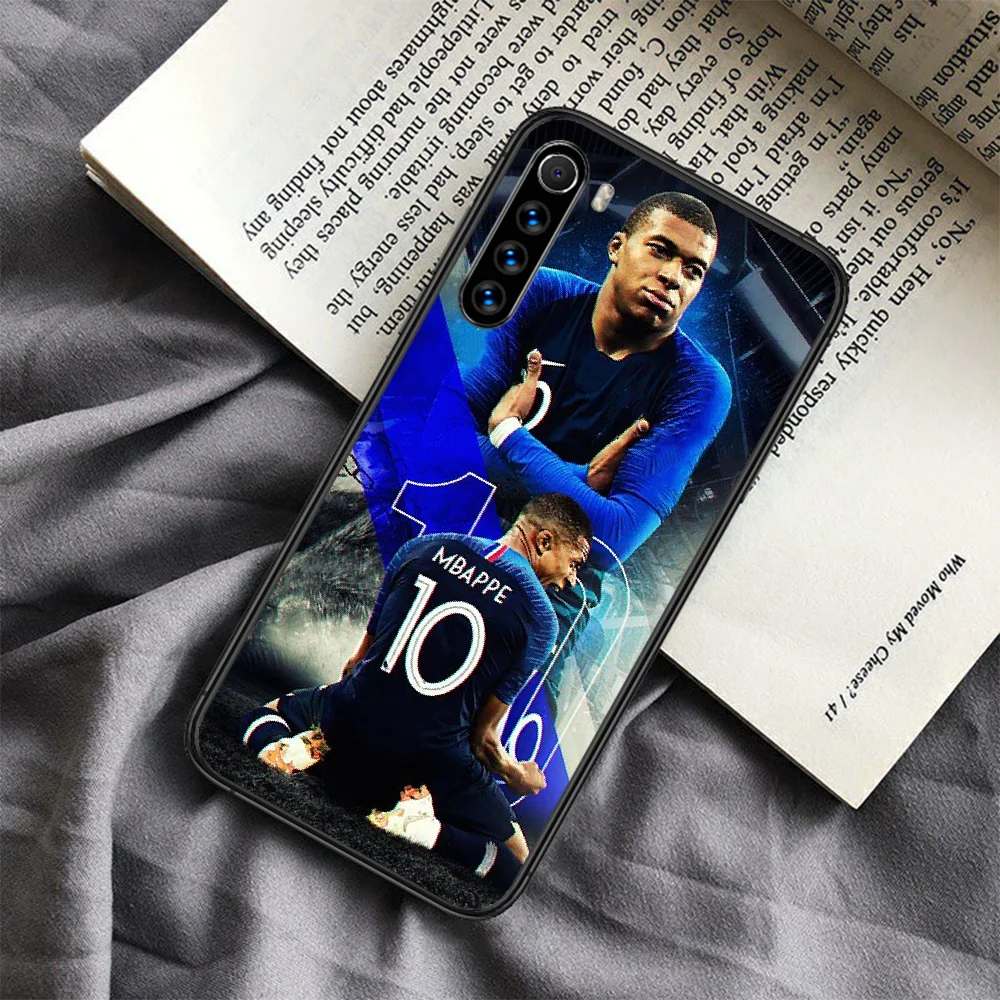 

Kylian Mbappe Football Phone Case For Xiaomi Redmi Note 7 8 8T 9 9S 4X 7 7A 9A K30 Pro Ultra black Bumper Fashion Hoesjes