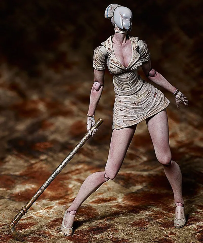 Figma SP055 Тихая Хилла 2 Красная фигурка пирамиды голова-пузырь медсестринская