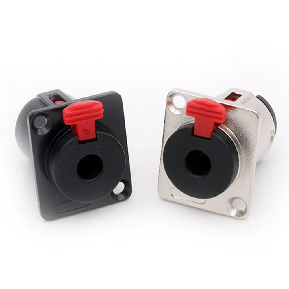 1 шт. профессиональный разъем для динамика аудиоразъем 6 35 мм гнездо Панельное