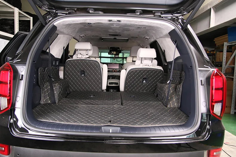 Кожаные полностью окруженные автомобильные коврики для багажника карго лайнер