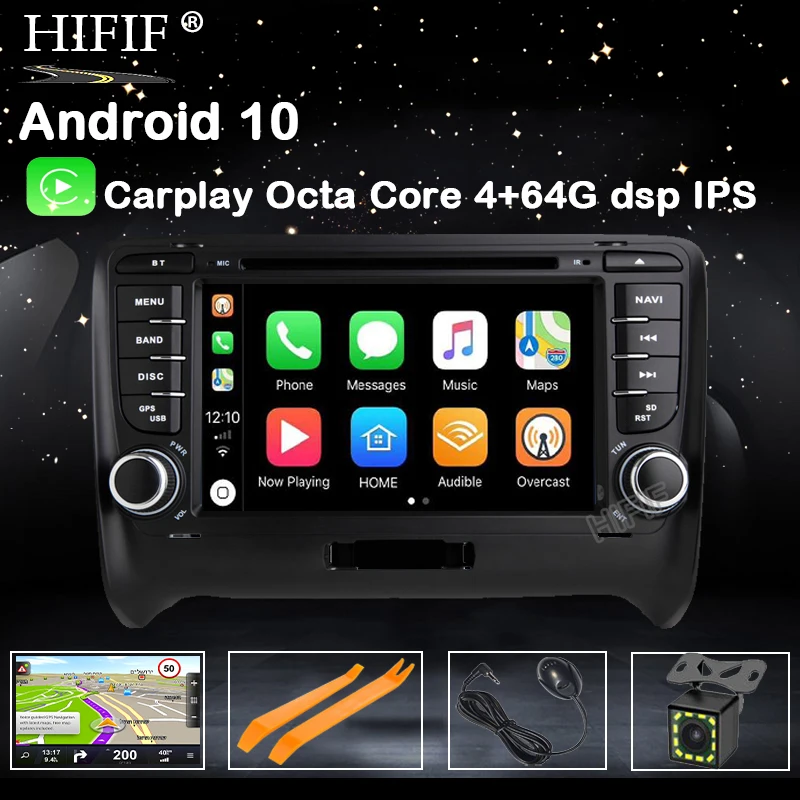 DSP PX5 HD IPS 2 din Android10 автомобильный мультимедийный dvd-плеер стерео GPS-навигация для Audi