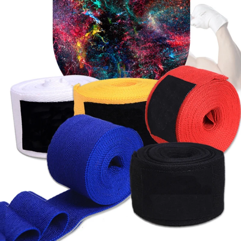 1 пара хлопковых боксерский бандаж мужские Санда Тхэквондо Муай Тай на запястье |