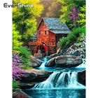 Алмазная мозаика EverShine, картина Водопад с полными квадратными стразами, 5D сделай сам, декор для комнаты