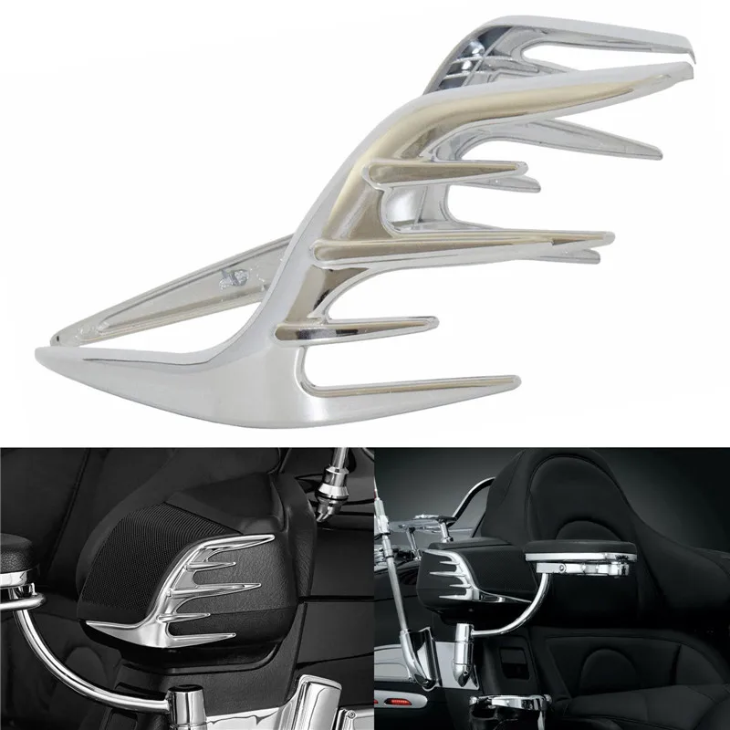 Мотоциклетный хромированный задний пассажирский динамик внешняя отделка