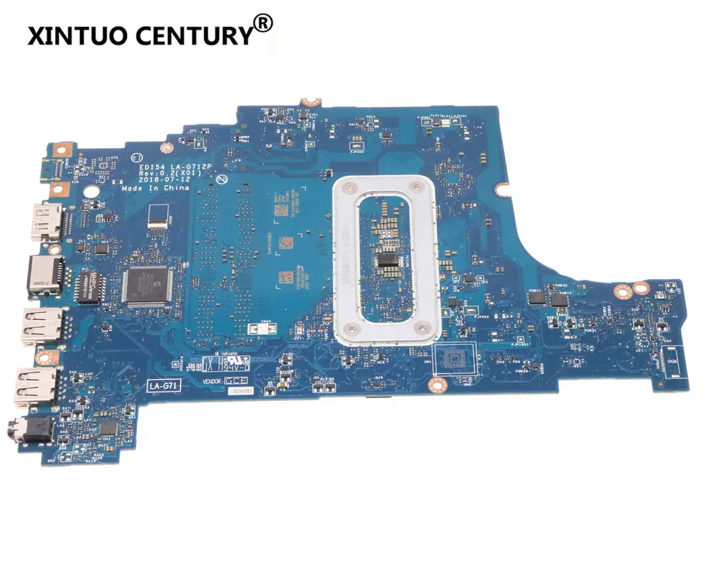 

LA-G712P For dell inspiron 15 3580 3588 motherboard 100% working 05XKH4 EDI54 with i3-8145u built in board tested ok
