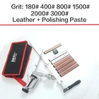 Профессиональная точилка для ножей с 3 новейшими портативными 360-градусными вращающимися моделирующими камнями, новейшие вспомогательные системы с фиксированным углом