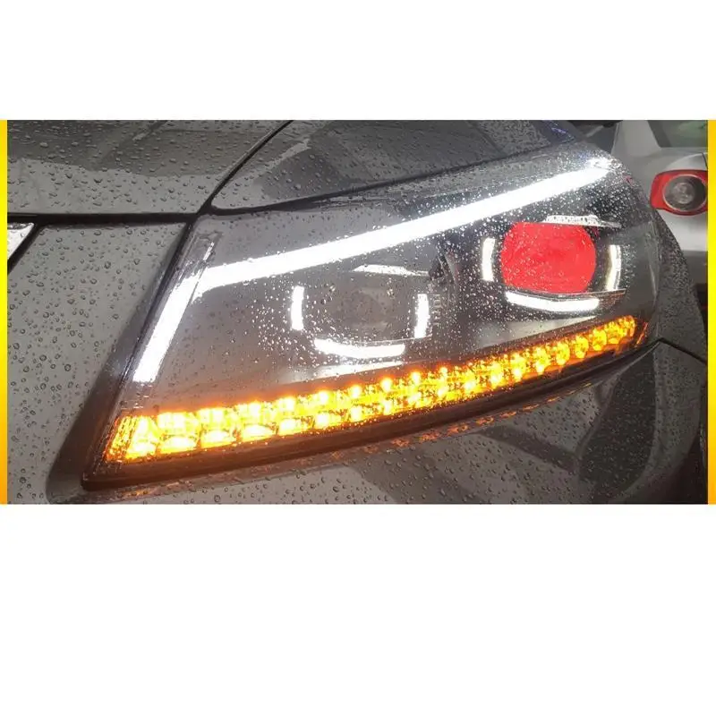 Наружные Drl Luces Assessoires Neblineros Led Para Авто Cob дневные ходовые фары автомобильные фары в сборе 08 для Honda Accord