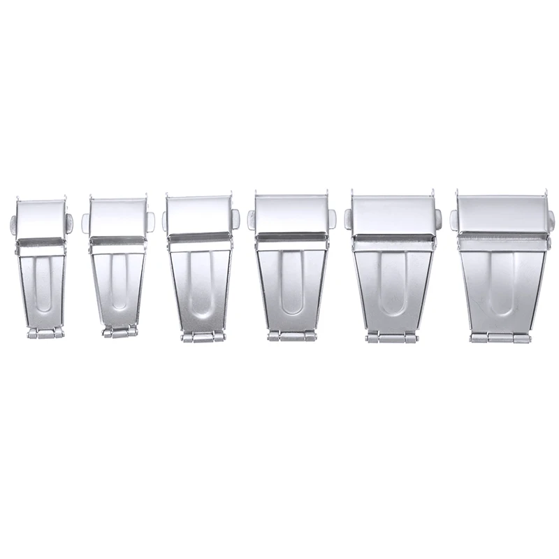 Steel Automatic Butterfly Buckle Watch Push Button Fold Deployment Clasp Strap Buckle For Watchbands 12-22 mm Replacement