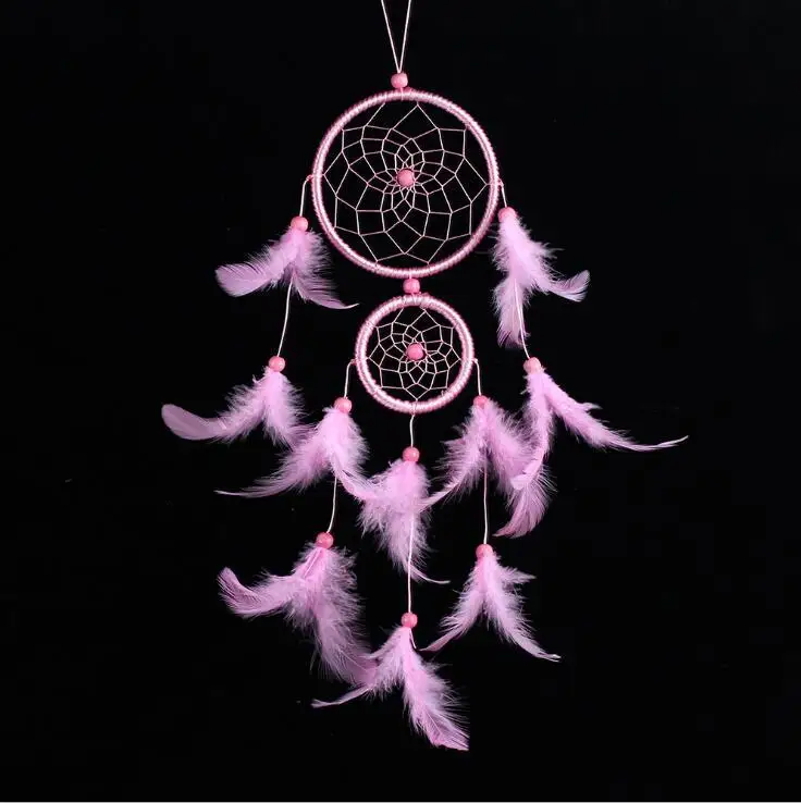 

New Dream Catcher Room Decor Feather Weaving Catching Up The Dream Angle Dreamcatcher Wind Chimes Indian Style Religious Mascot