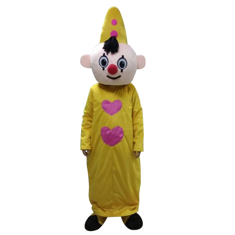 

Yellow Hat Boy Mascot Costume Bumba Mascot Costumes Adult Cartoon Appearl Halloween Birthday Cosplay