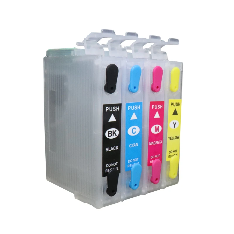 Горячая струйные картриджи T1971 T1962 T1963 T1964 пустой для Epson XP401 XP201 XP204 принтер с ARC