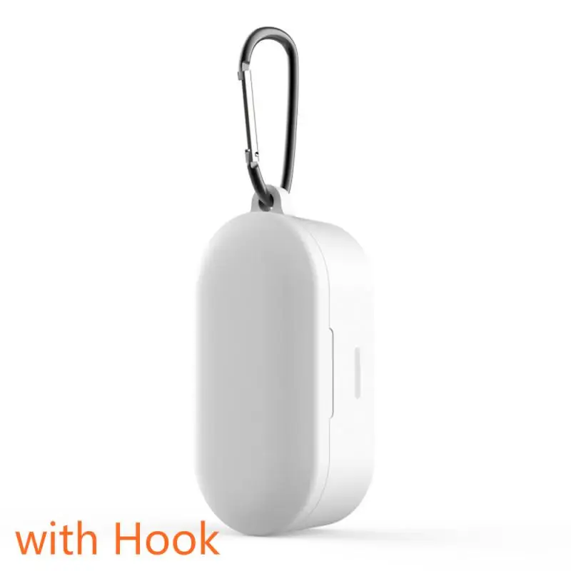 A White 1 шт. защитный чехол для QCY T1S/QS2 Bluetooth гарнитура Набор Bluetooth гарнитура силиконовый рукав гарнитура крышка с крючком аксессуары - Цвет: A White