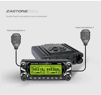 new arrival zastone d9000 60w car walkie talkie 50km dual band uhf vhf mobile radio