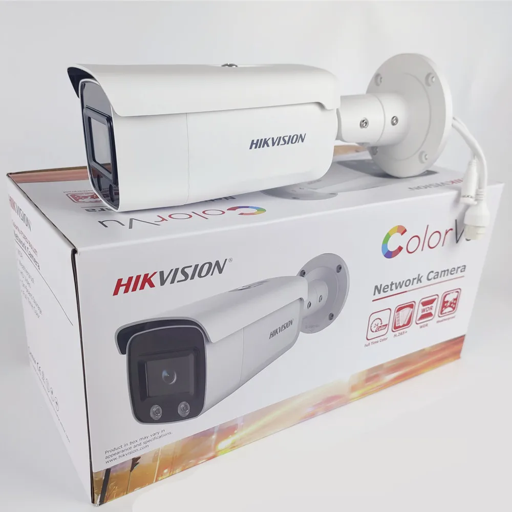 Оригинальная английская фотокамера Hikvision 4 МП POE CCTV цветная Vu с фиксированной