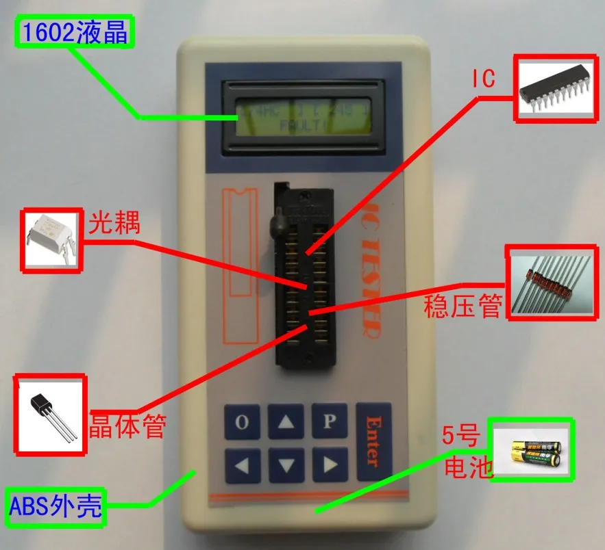 

Integrated Circuit Tester IcTester Transistor Ntegrated Circuit IC Tester