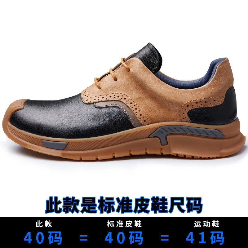 

Breathable Sneaker Fashion Boots Men Casual Shoes Leisure Shoes Spring Autumn Winter British Retro Men Shoes All-match Cowhide