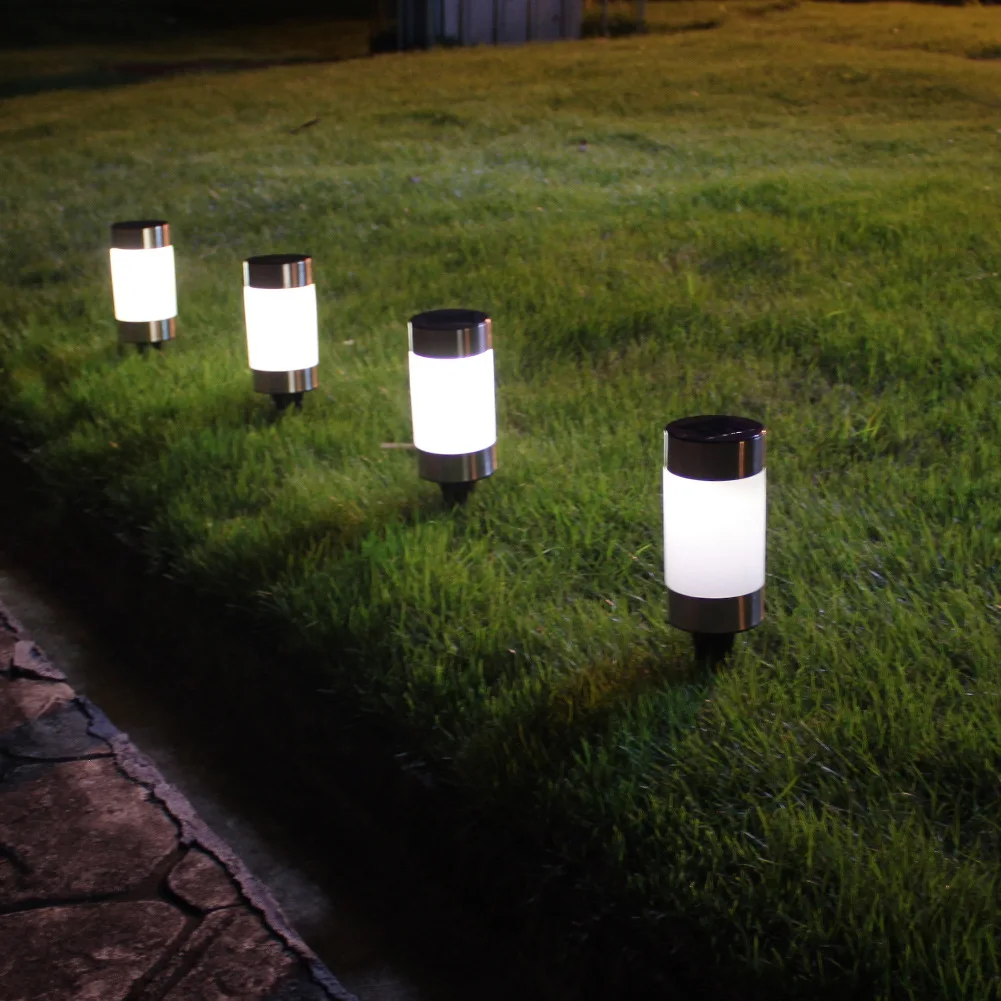 Solar Mini Garden Plug-in LED Light Plastic Lawn Landscape Free Wiring Decorative Street | Освещение