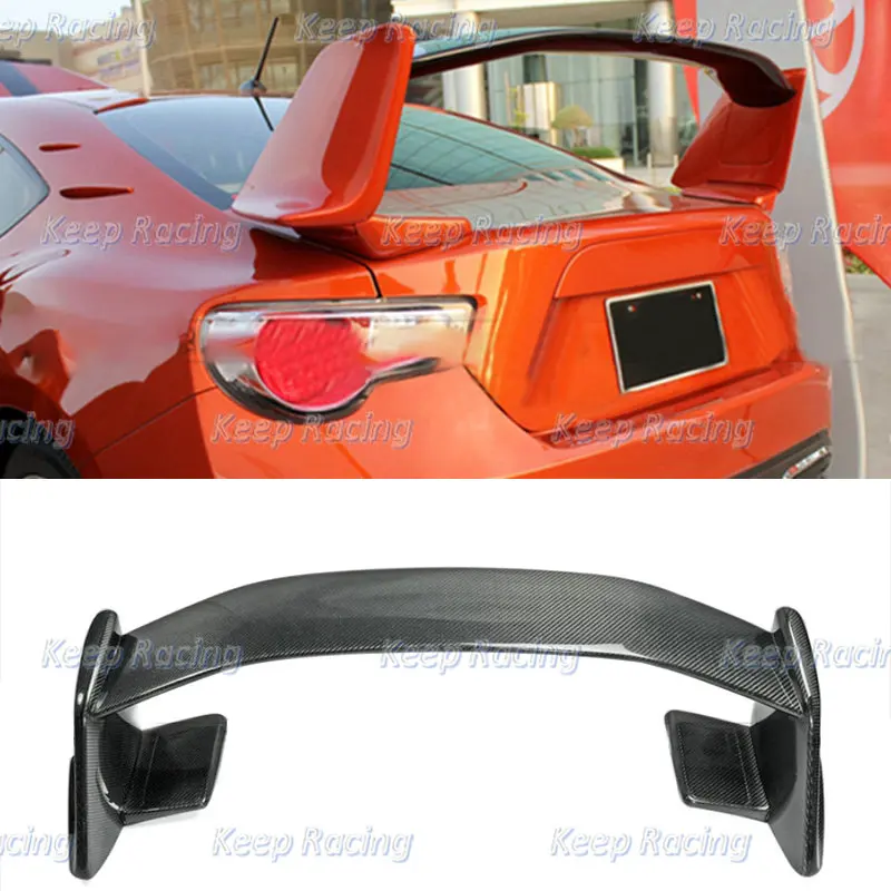 Задний спойлер из углеродного волокна в стиле Nur глянцевое крыло багажника