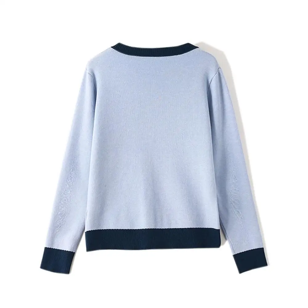 Женский осенний свитер с изображением оленя 2019 качественный Повседневный