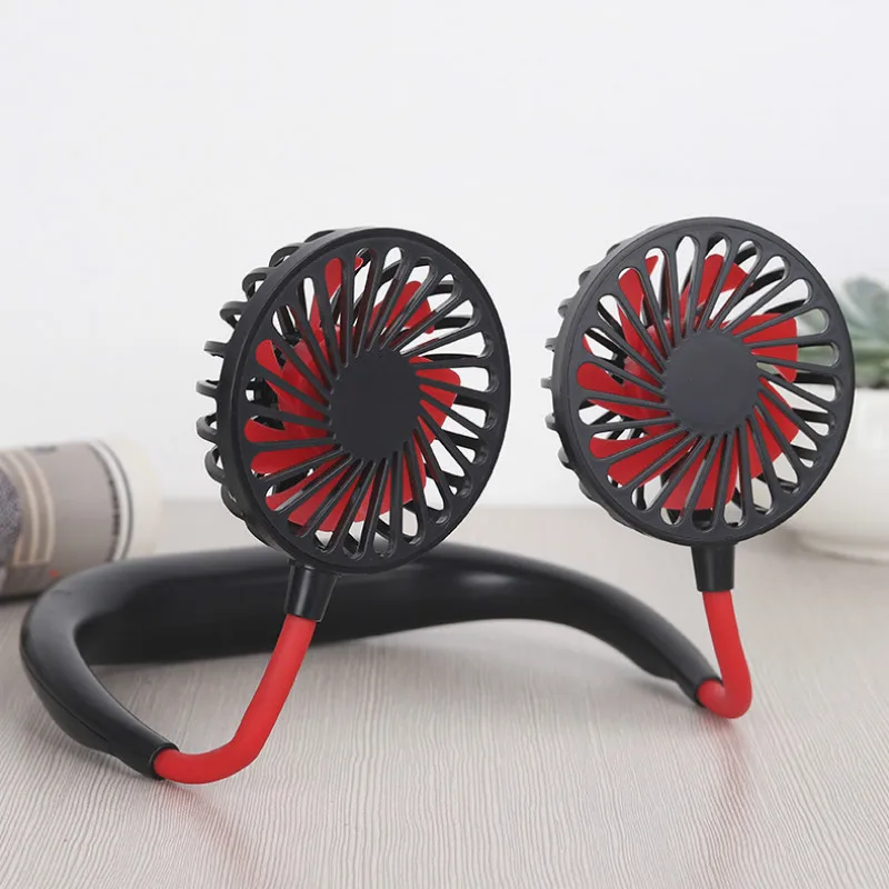 

Neck fan usb portable small fan sports portable electric fan student neck fan rechargeable