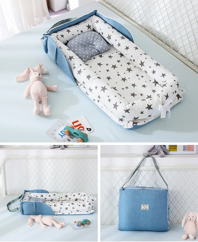 Портативное детское гнездо, складной рюкзак для кроватки, для путешествий, детская кроватка для сна от AliExpress WW