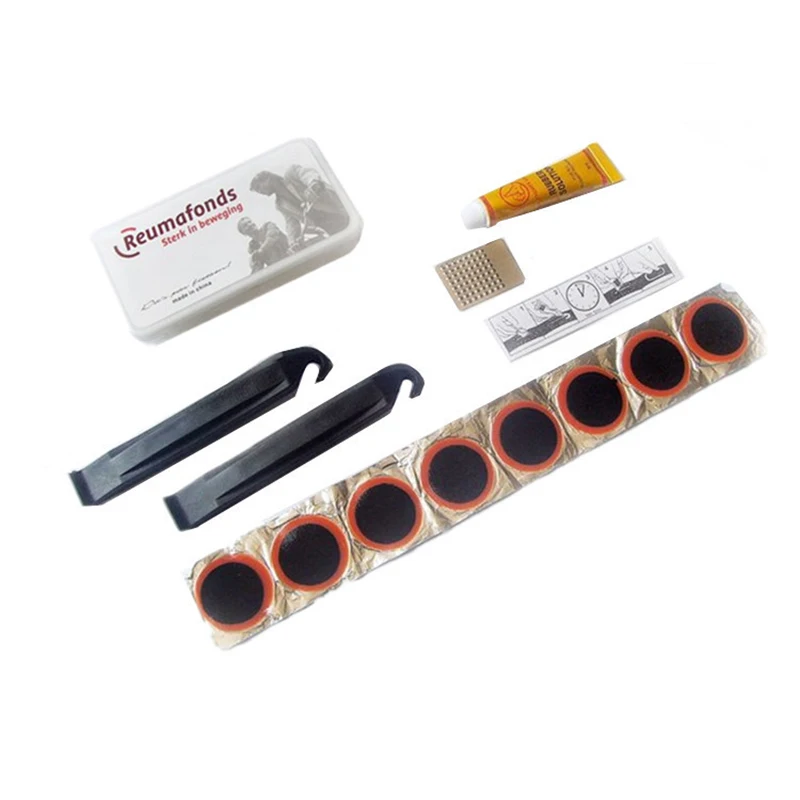 

1 Set Portable Bike Tire Repair Kit Outdoor Multi Purpose Emergency Tire Bicycle Repair Tools for Mountain Bike Accessories Suit
