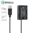 Зарядное устройство для аккумулятора, адаптер постоянного тока, Штекерный разъем, кабель питания для фотоаппарата Fuji FujiFilm NP-W235 XT4 GFX100S 50S II