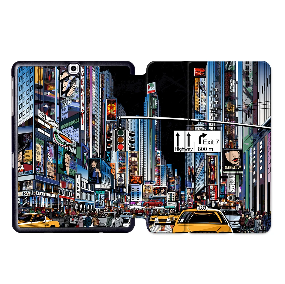 SS05 MTT чехол из искусственной кожи для samsung Galaxy Tab S2, 9,7 дюймов, трехслойный флип-чехол с подставкой, умный чехол для планшета, SM-T810, T813, T815, T819 - Цвет: SS05