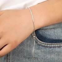 exquisite adjustable charm zinc alloy rhinestone bracelet crystal bracelets for women accessories