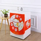 Чехол для стиральной машины SRYSJS, мультяшный водонепроницаемый чехол для стиральной машины из льняной ткани, Автоматический чехол для защиты от солнца и пыли для дома