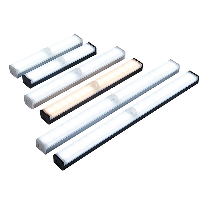 Ночник с датчиком движения 10/50 см светильник светодиодный для шкафа Индукционная