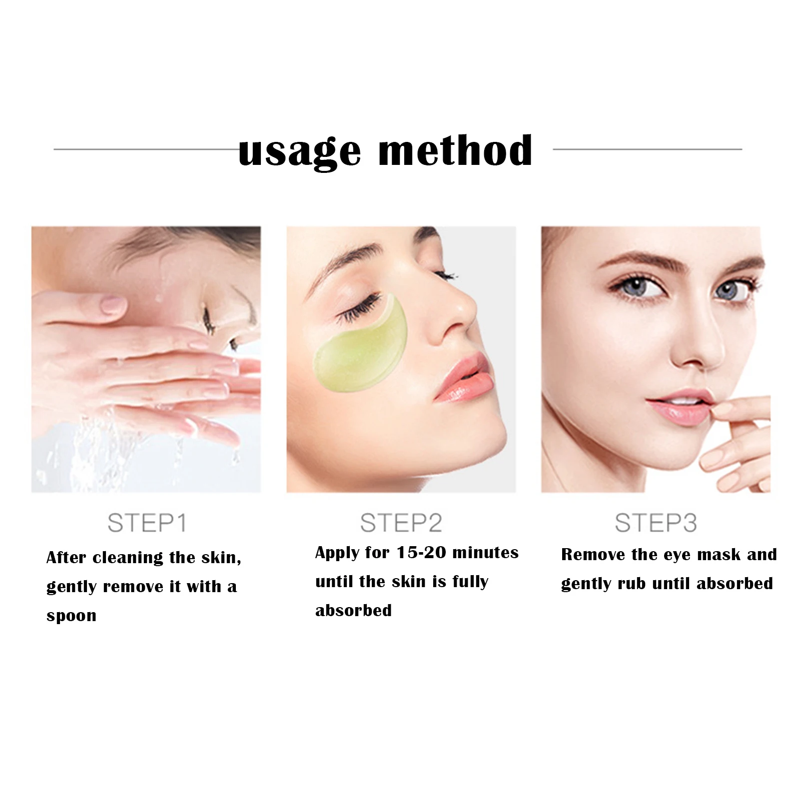 

Under Eye Mask Repair Dark Circles Eye Bags Puffiness Moisturizing and Gentle Moisturizing For Man Woman ZGOOD