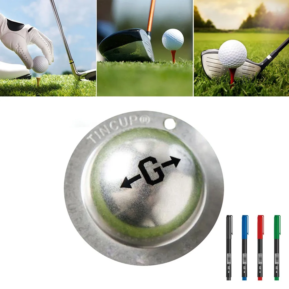 

Golf marker stainless steel marker marker tool marker alignment golf accessories humanized line production Marker Alignment Tool
