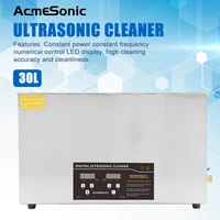 30l ultrasonic cleaner solution heated ultrasonic cleaner for jewelry watch cleaning industry heated heater with drainage